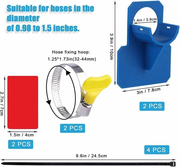 Hundnsney 2 PièCes Supports de Tuyau de Piscine – Image 8