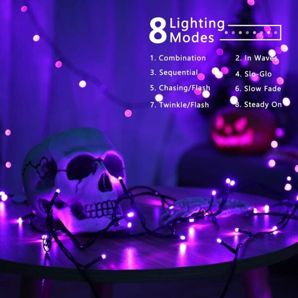 BrizLabs Halloween Décoration Guirlandes Lumineuses, 20M 200 LED – Image 3