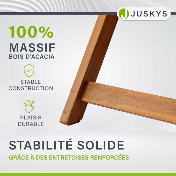 Juskys Ensemble de Meubles de Balcon Bala – Image 6