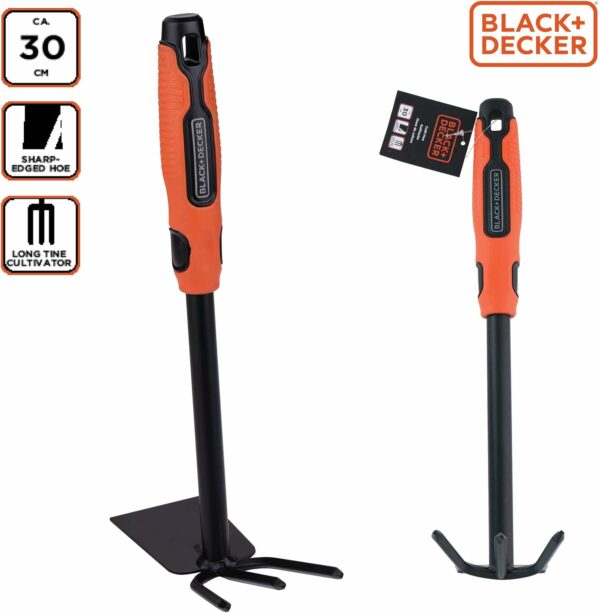 BLACK ET DECKER Râteau avec Houe 30 cm – Image 2