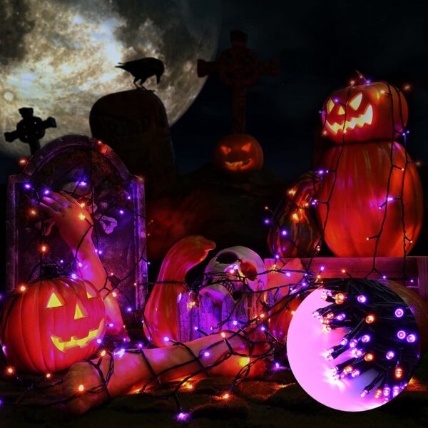 NEXVIN Halloween Decoration Exterieur, Guirlande Lumineuse – Image 4